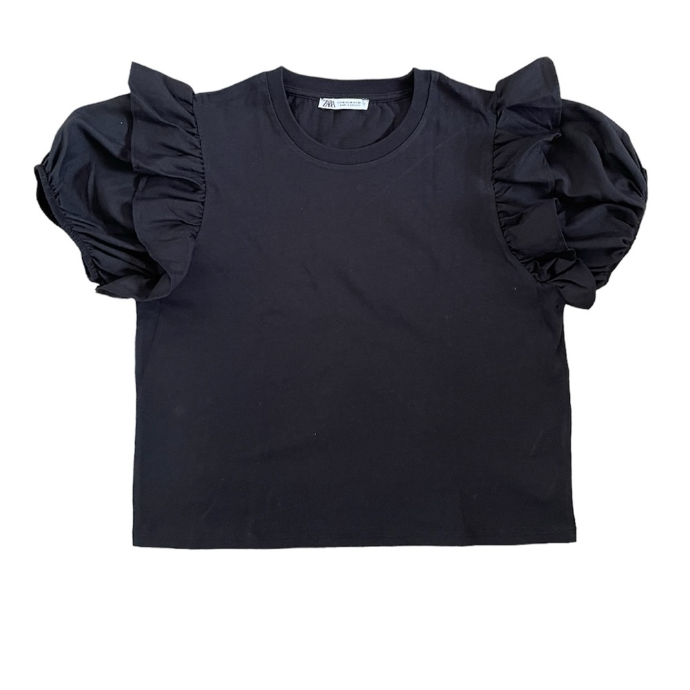 Zara Black Puff Sleeves